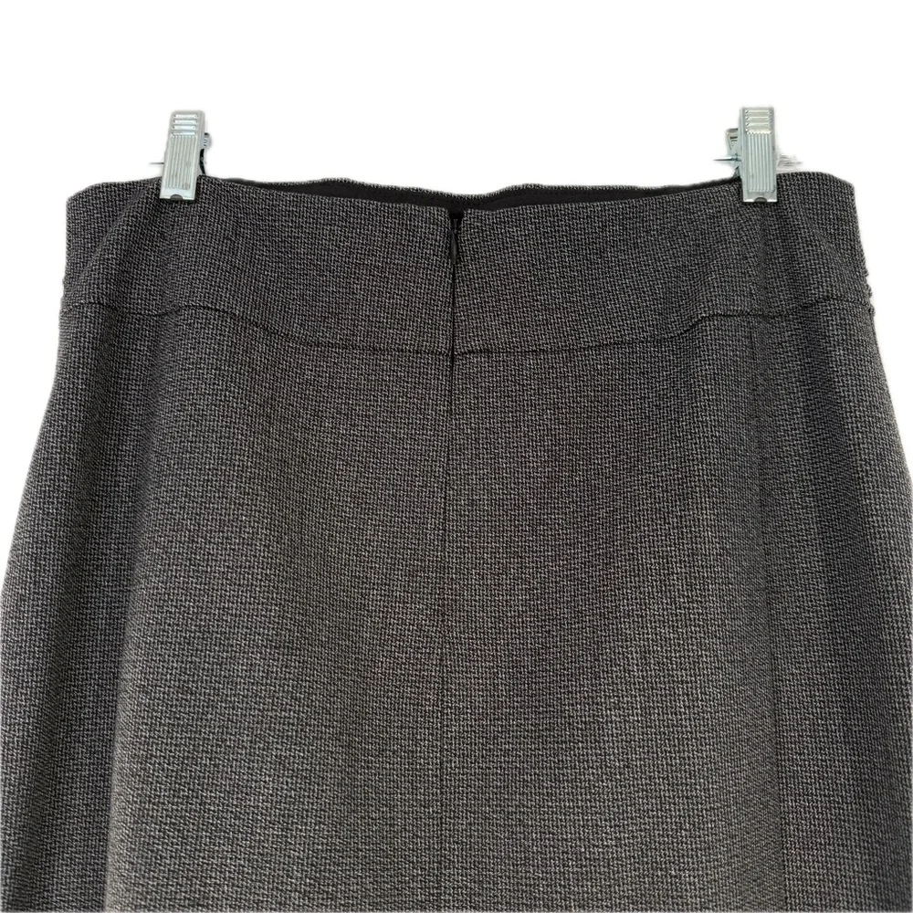Express Textured Black/White Hip Pleat Detail Pencil Skirt 22